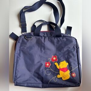Disney Winnie the Pooh Blue Satchel Bag